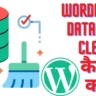 Wordpress Database Clean कैसे करें