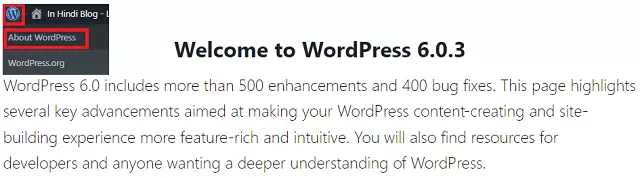 WordPress Version Check and Upgrade कैसे करें 3 wordpress version